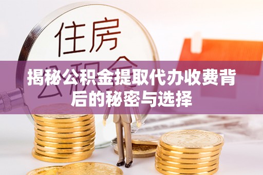 芒市揭秘公积金提取代办收费背后的秘密与选择