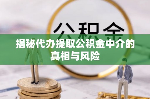芒市揭秘代办提取公积金中介的真相与风险