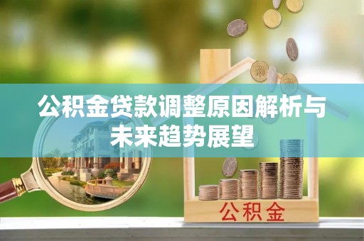 芒市公积金贷款调整原因解析与未来趋势展望